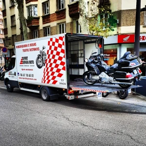 Remorquage motos